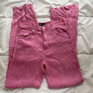 Zara pink pants